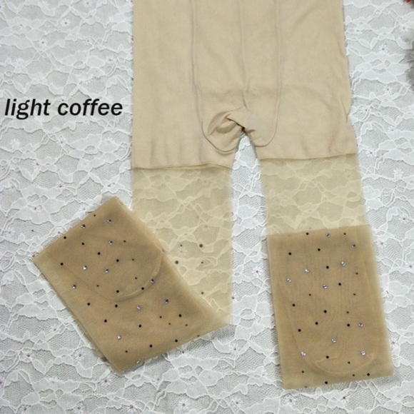 💎 1 pair of rhinestone bling nylons available in various colors 💎 - Picture 7 of 8